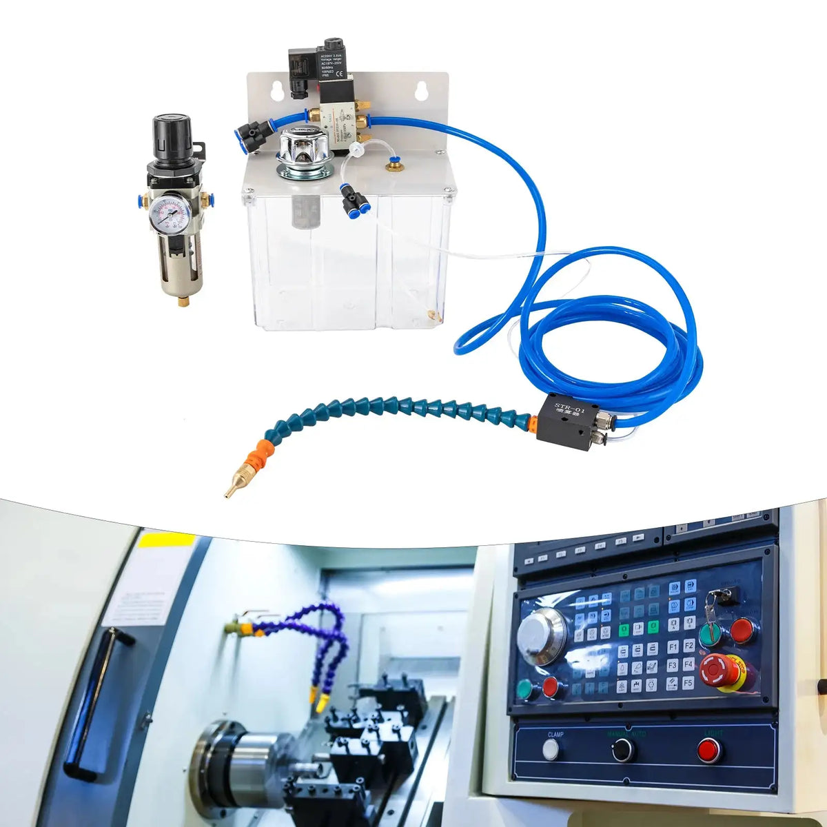 Metal Lathe Tools With Spray Coolant System &ndash; IP65 Safety