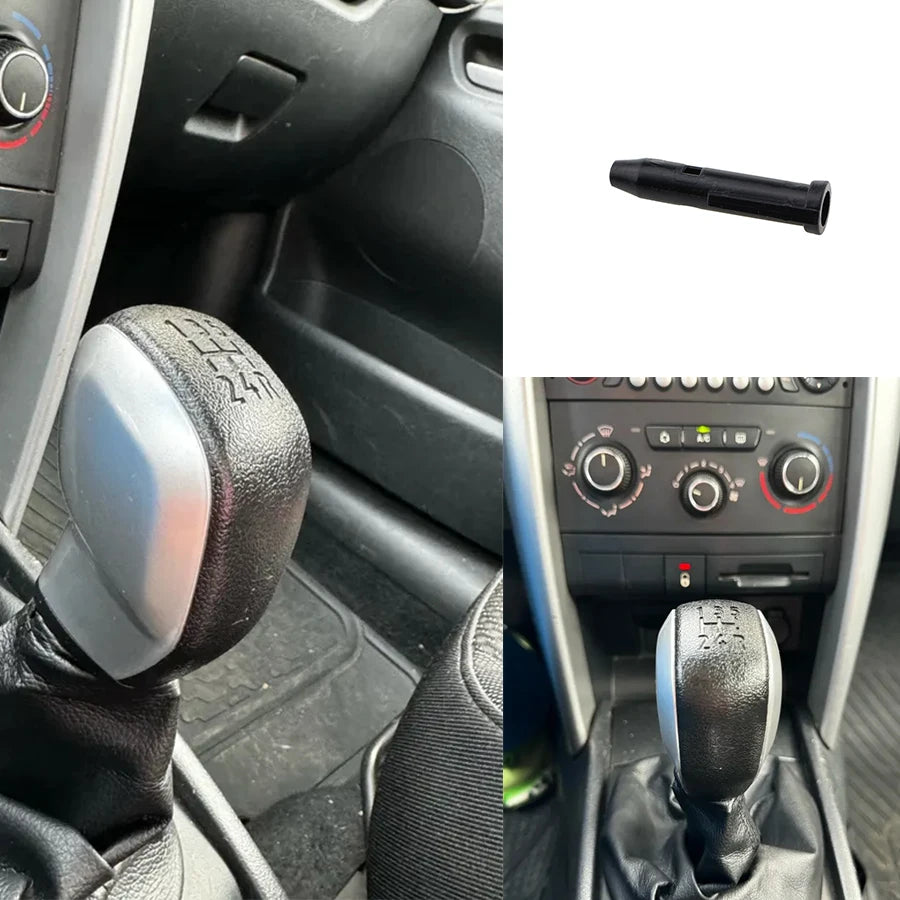 Gombík prevodovky pre modely Peugeot, ABS chróm, kompatibilný s 307, 301, 206, 208, 308, 408