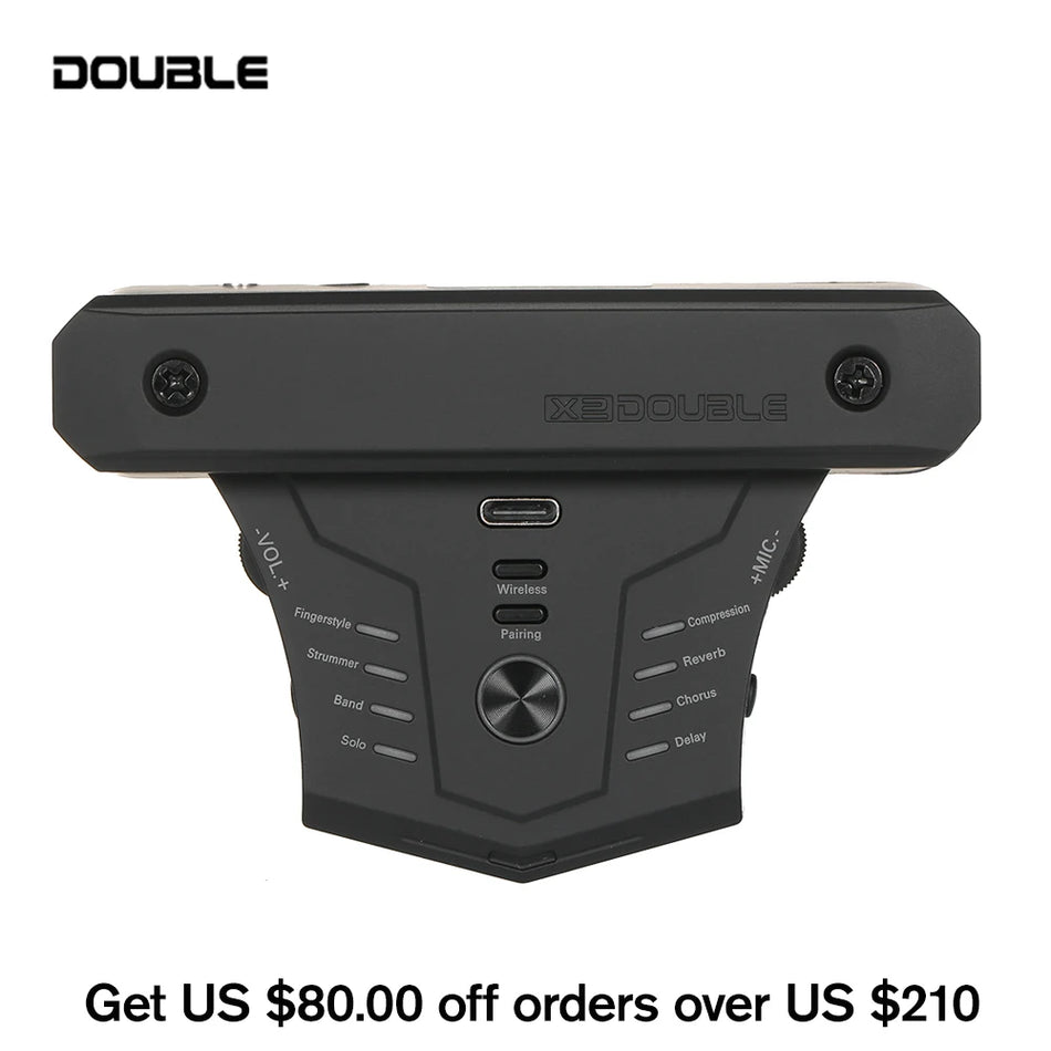 Double G0 Pro zvukový předzesilovač pro kytaru s BT chorus delay reverb pro 95-110mm