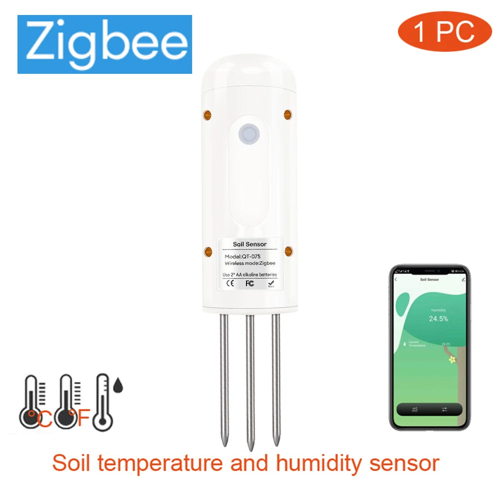 Smart Soil Sensor Zigbee &ndash; Wireless Temperature and Humidity Detection 1 pc