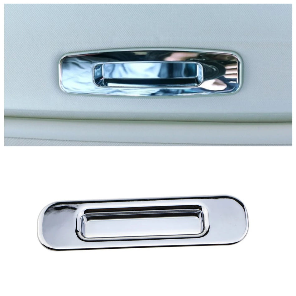 Interior Roof Skylight Handle Cover Trim for Ford Focus MK3 with ABS Chrome Finish, Snap On Fit