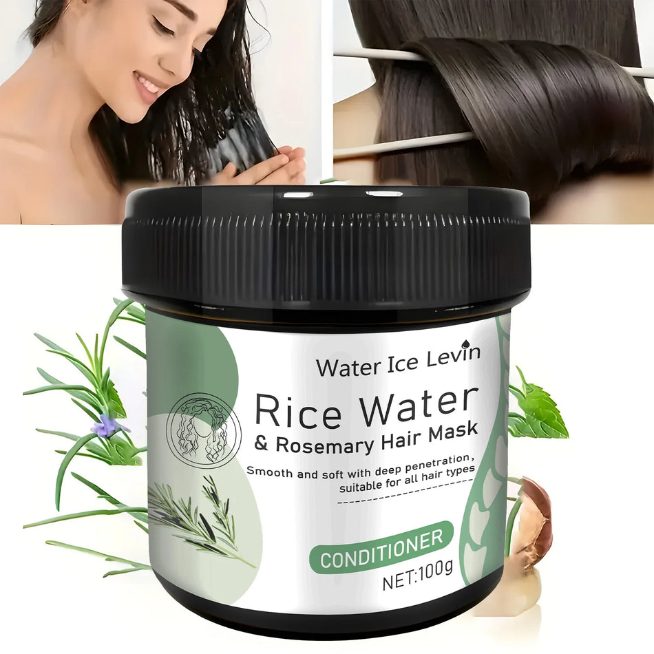 Rice Water Hair Mask &ndash; Damage Repair and Frizz Control
