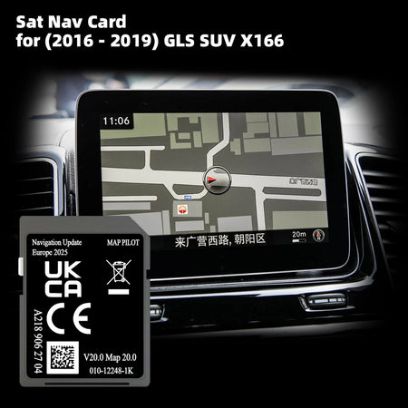 Mercedes GLS W166 2016-2019 32GB Nav SD Card - Europe Maps CHINA / GLS W166