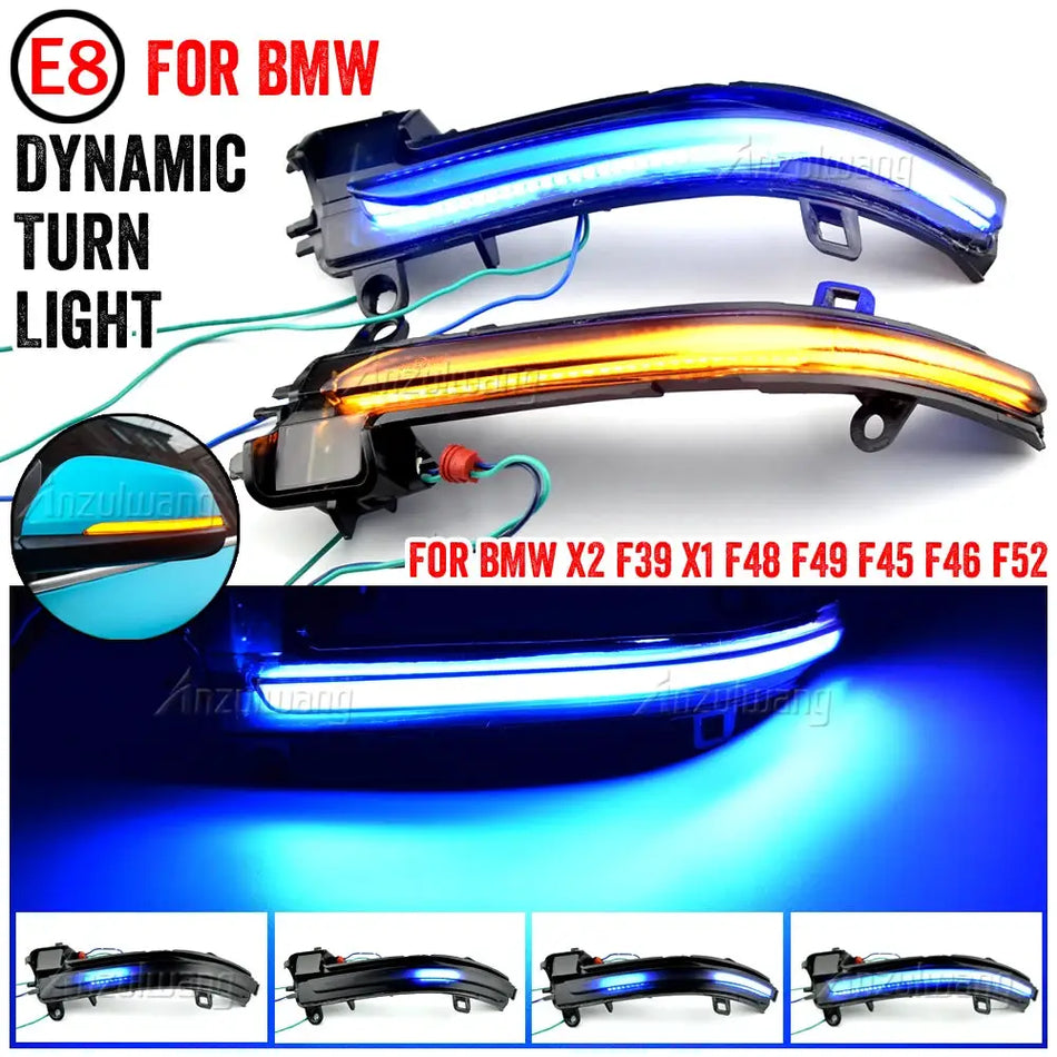 Dynamic LED Turn Signal Lights for BMW 1 2 Series X1 X2 F40 F45 F46 F48 F39 by InterCyprus Trading Ltd