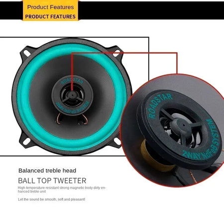 Opansten 4/5/6.5 Inch Coaxial Speakers &ndash; HiFi Automotive Audio