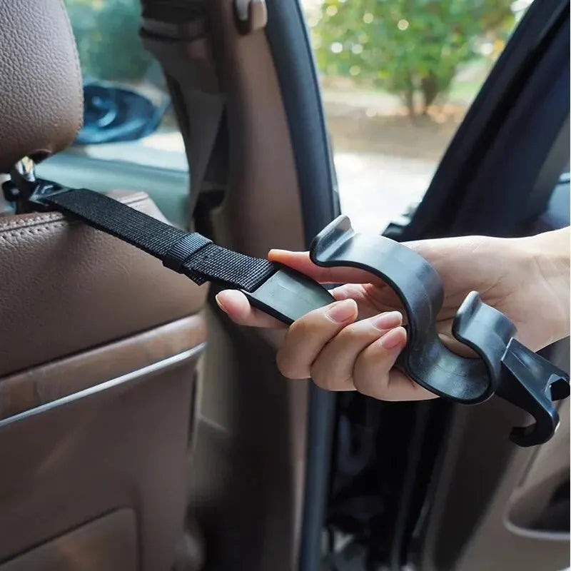 Γάντζος προσκέφαλου πίσω καθίσματος, βάση ομπρέλας για αποθήκευση στο πίσω κάθισμα αυτοκινήτου, πλαστικό
