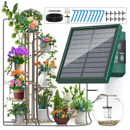 Solar Irrigation System For Garden Balcony &ndash; Drip Irrigation 1 set