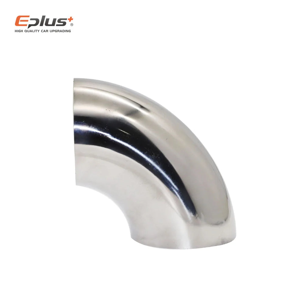 90 Degree 304 Stainless Steel Exhaust Elbow for Car and Motorcycle, Welded Pipe