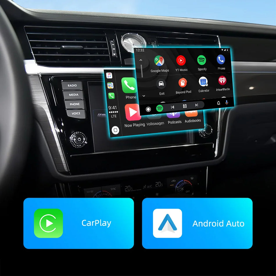 VW Golf 7 Trådlös CarPlay Android Auto Modul för OEM Retrofit