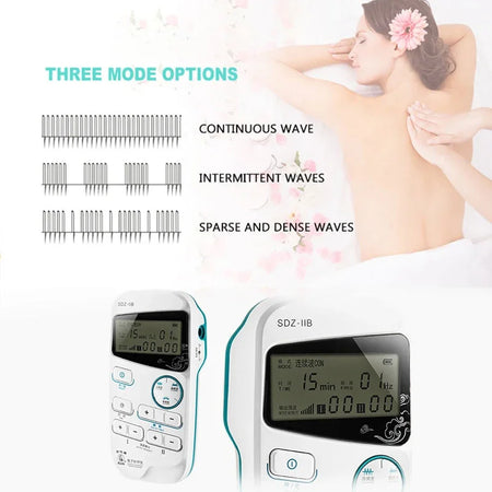 Portable Electroacupuncture Nerve &amp; Muscle Stimulator with Dual Channels