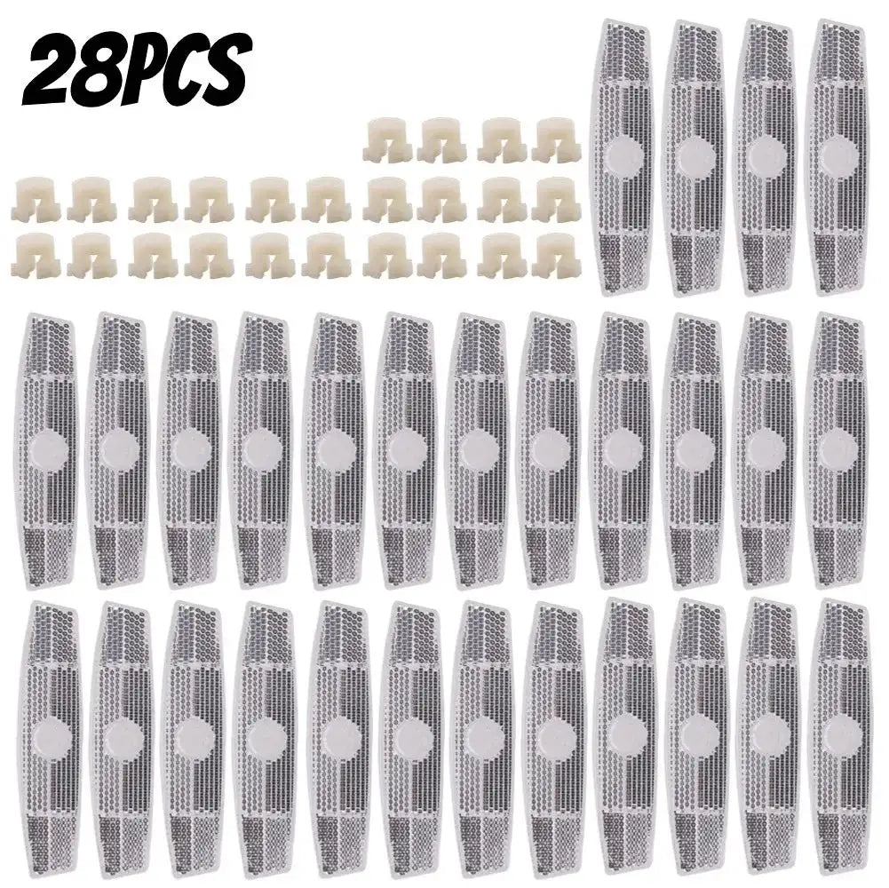 Fish Shaped Safety Spoke Reflectors For Bicycle Rim Light 28PCS 1