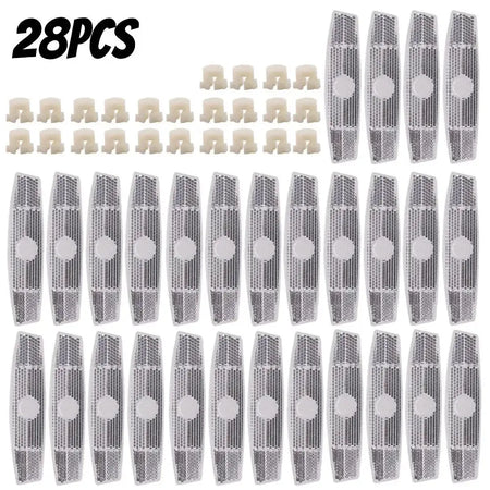 Fish Shaped Safety Spoke Reflectors For Bicycle Rim Light 28PCS 1