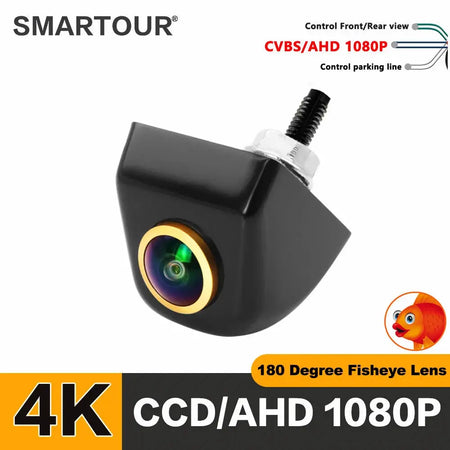 SMARTOUR AHD 1296*1080P 180 Degree CCD Fisheye Lens Starlight Night Vision Vehicle Front / Rear View Camera Car Reverse Camera by InterCyprus Trading Ltd