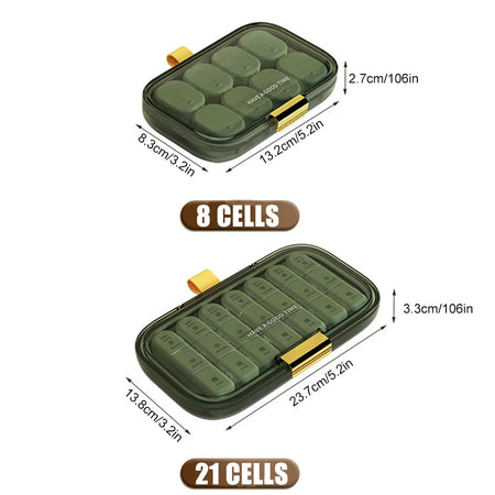 YQQGD Pill Organizer &ndash; Large Capacity for Daily Medication Management