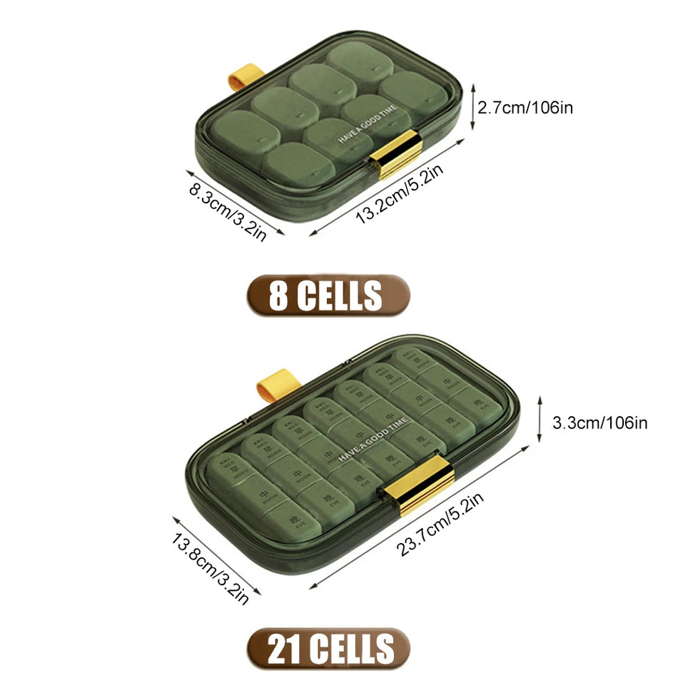 YQQGD Pill Organizer &ndash; Large Capacity for Daily Medication Management