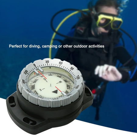 Underwater Diving Compass - Luminous Dial With Elastic Rope