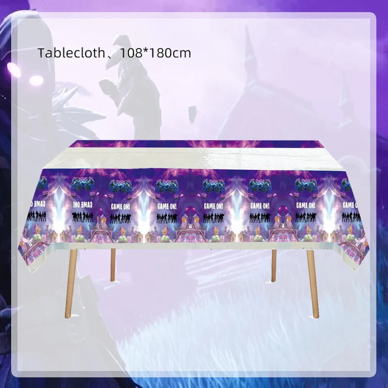 Fortnition Themed Birthday Party Supplies - Cartoon Alpaca &amp; Llama Decorations