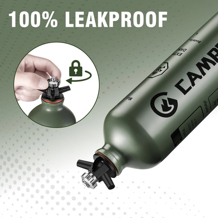 CAMPEAK CAMPFB-01 Liquid Fuel Bottle 0.5L/1L &ndash; Safety Valve