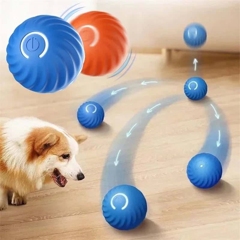 Interactive Smart Pet Ball - USB Rechargeable Electronic Toy for Puppies and Kittens - Birthday Gift for Dogs and Cats