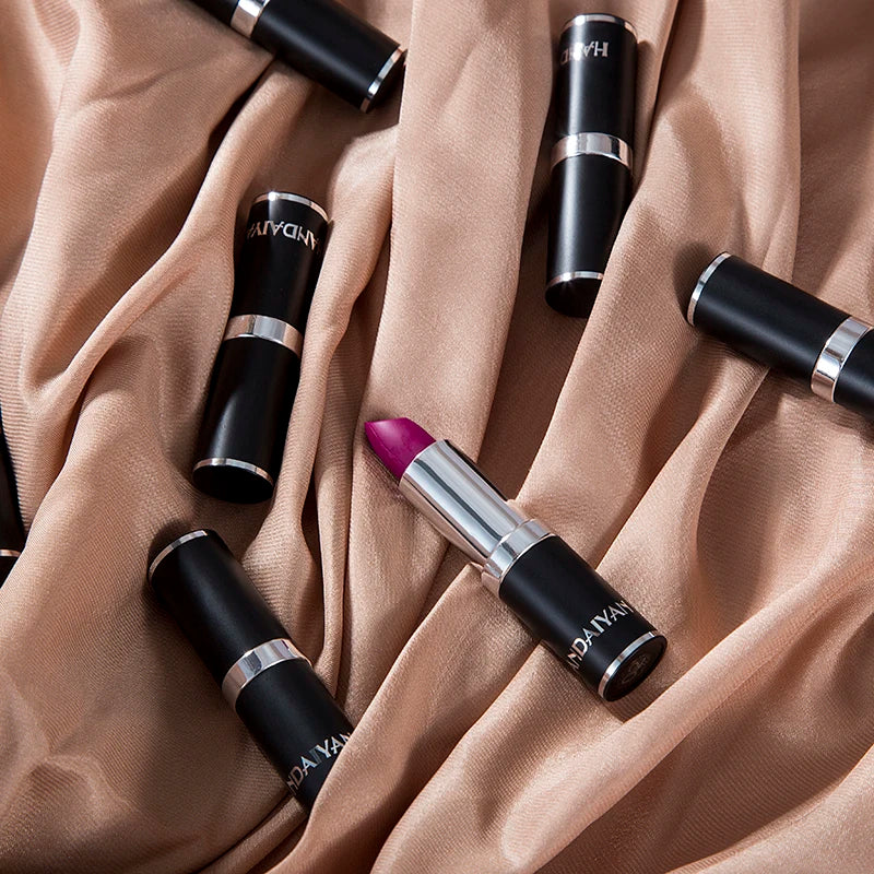 Handaiyan Velvet Smooth Matte Lipstick - Sexy Rose Purple - 12 Shades