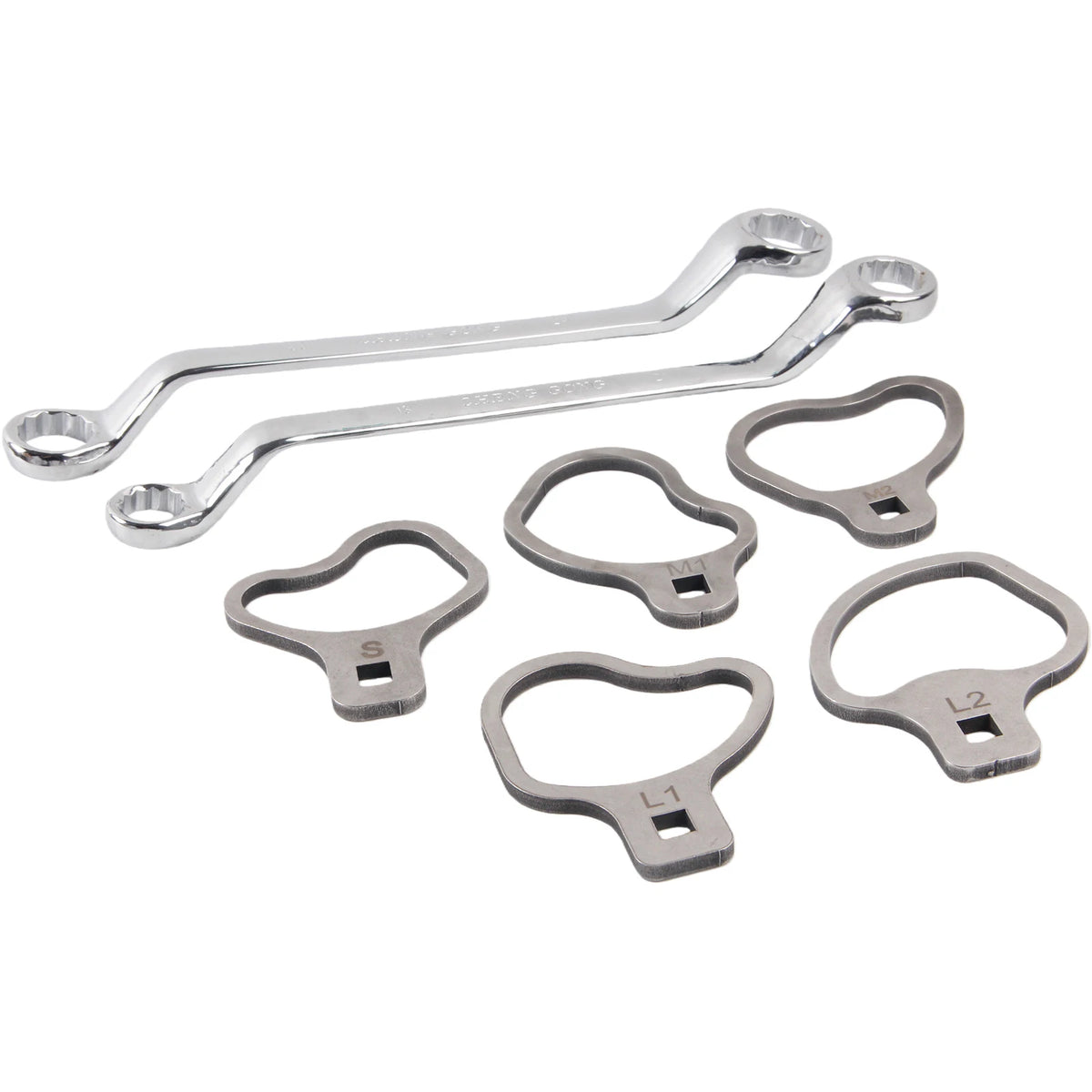 Stainless Steel Caster Camber Wrench Kit With Cam Holders For GM Trucks & SUVs by InterCyprus Trading Ltd