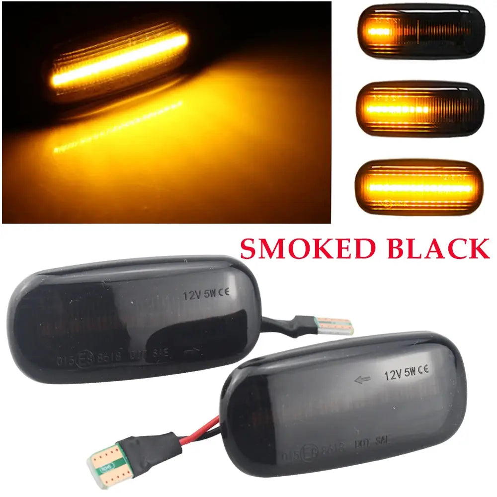 Flowing LED Dynamic Turn Signal Light For Audi A3 S3 8P A4 B6 B8 B7 S4 RS4 A6 S6 C5 Side Marker Flashing Indicator by InterCyprus Trading Ltd
