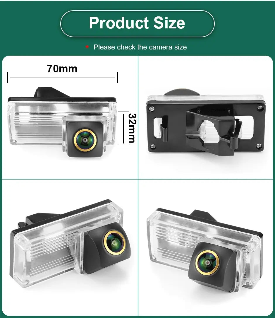 Vehicle Trajectory 170° MCCD AHD 1080P Car Reverse Backup Camera For Toyota Land Cruiser LC 100 120 200 Prado by InterCyprus Trading Ltd