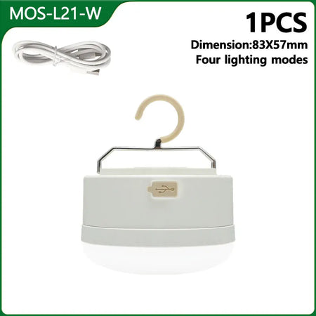 MOSLIGHTING LED Camping Light MiNi &ndash; USB Rechargeable MOS-L21-W