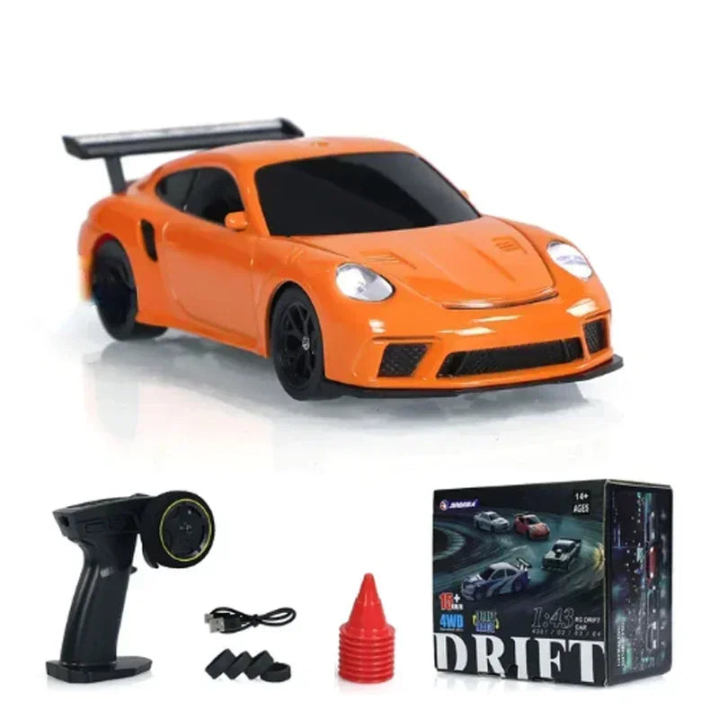 Goni Toys 1-43 RC Driftbil 4WD Hög Hastighet Mini Racing Modell