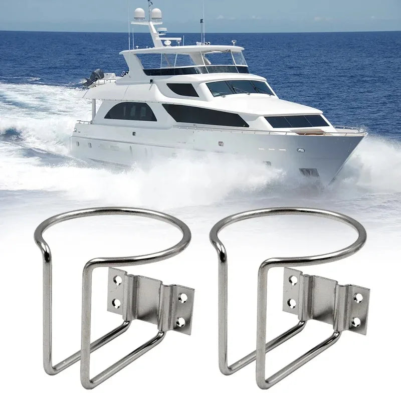 Universal Stainless Steel Boat Ring Cup Holder for Marine &amp; Vehicles