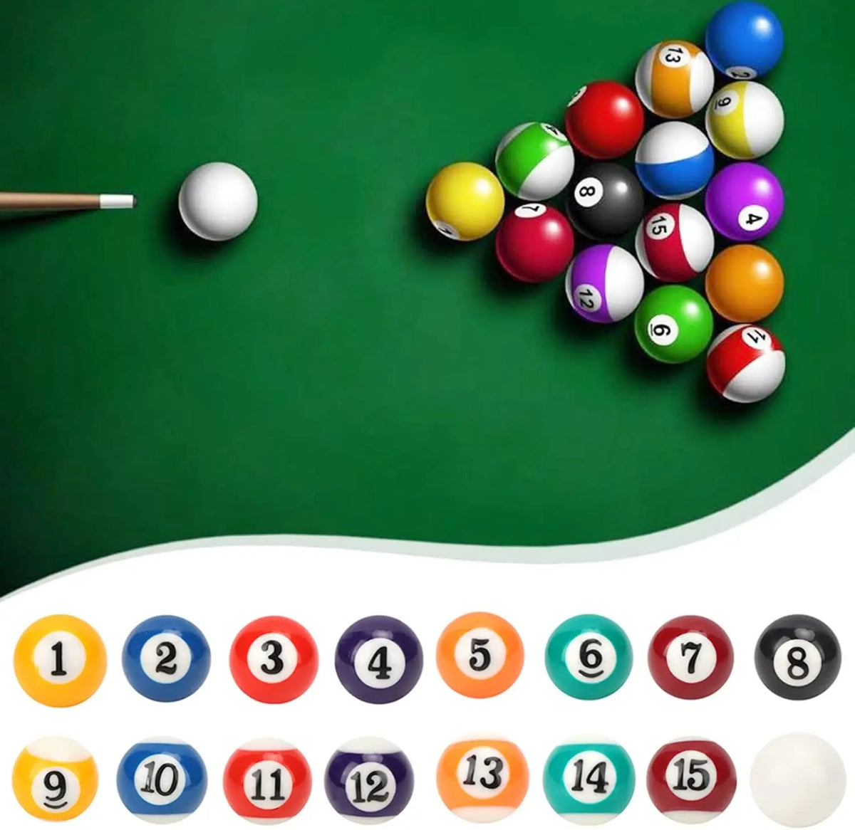 Small Children's 38mm American Crystal Billiards - Kid Safe