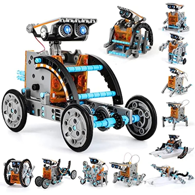 6-in-1 Solar Power DIY STEM Toy Kit for Kids grey