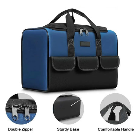 Mouth Heavy Duty Tool Bag &ndash; Reinforced Bottom High Capacity