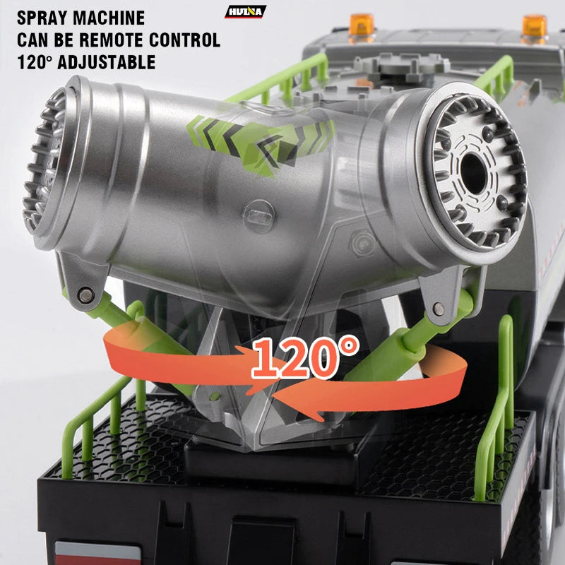 Conuse 1 18 RC Φορτηγό Πόλης Καθαρισμού με Ποτιστήρι και Πιστόλι Ψεκασμού Καταστολής Σκόνης