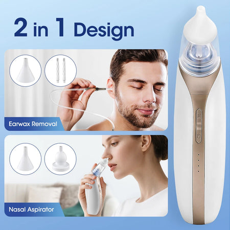 3 Modes Ear Wax Vacuum Removal Set - Adjustable Suction