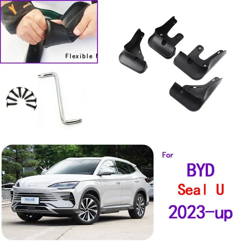 Etummaiset ja Takana Mudguardit BYD Song Plus Champion Edition