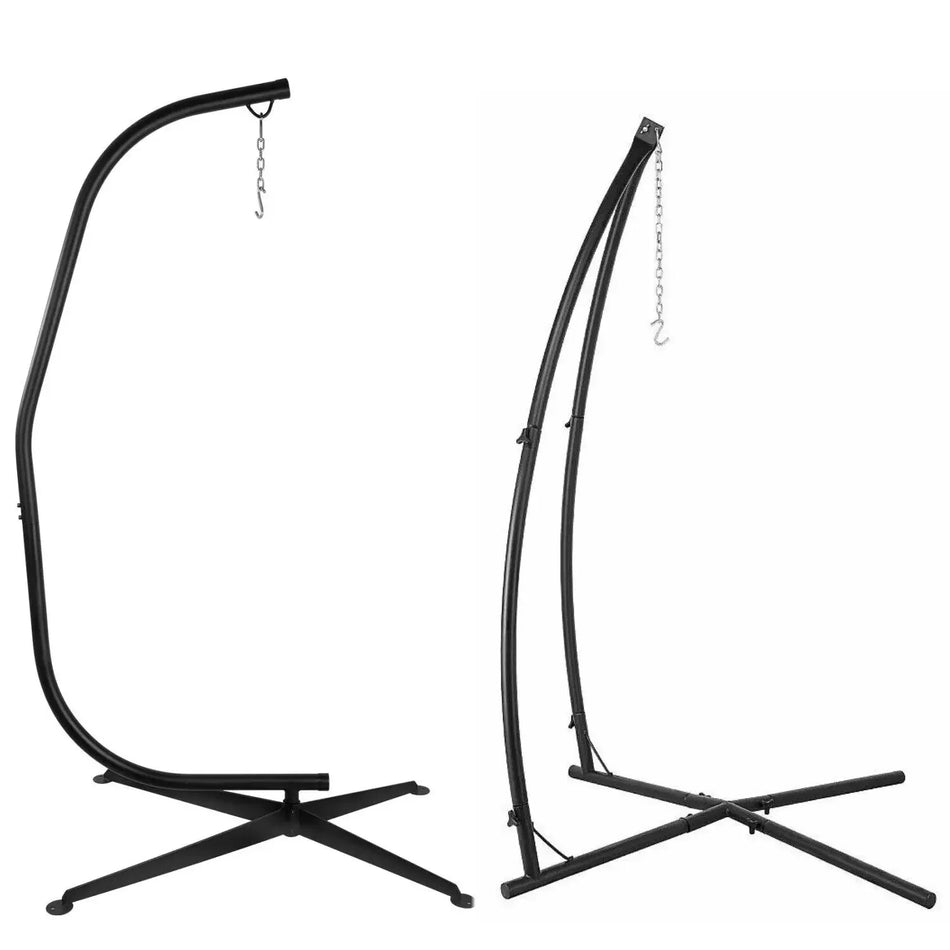 330 Lbs Здрав метален висящ стол хамак C стойка