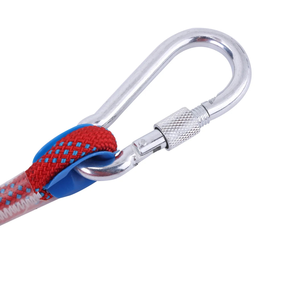 10mm Heavy Duty Paracord Panchute Corad Lanyard with Carabiner Climbing Rope Accessory