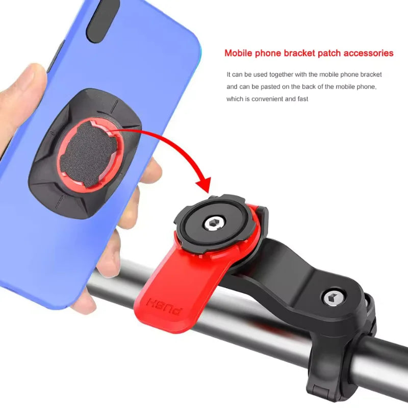 Motorcycle Bike Phone Holder &ndash; 360 Degree Rotatable Design
