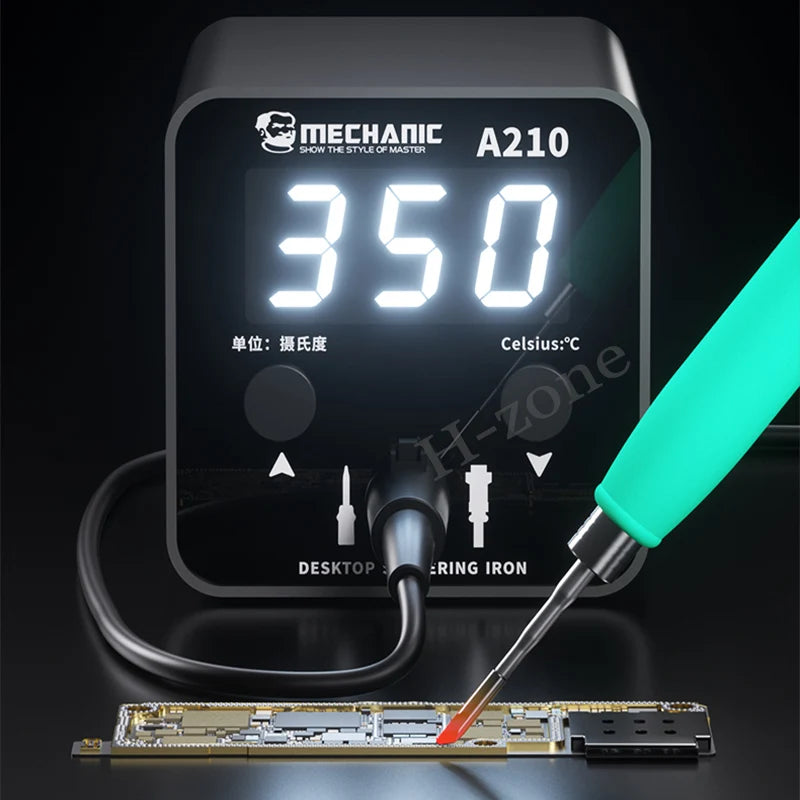 Mechanic A210 Desktop Soldering Iron - Intelligent LED