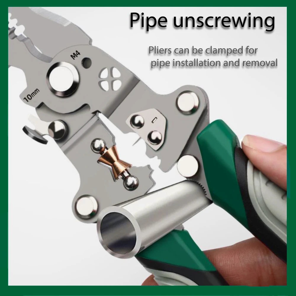 Foldable Wire Stripper Pliers &ndash; Durable Pulley Design