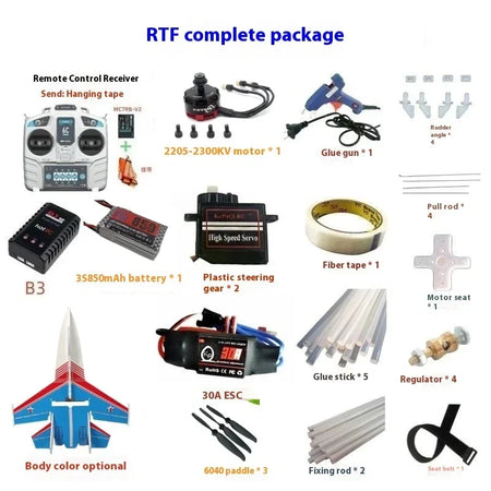 EVYVKVC Mini SU27 Remote Control Airplane - Crash Resistant Glider for All Ages