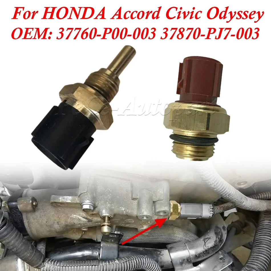 Interruptor sensor de temperatura del agua para Honda Civic Odyssey 37760-P00-003