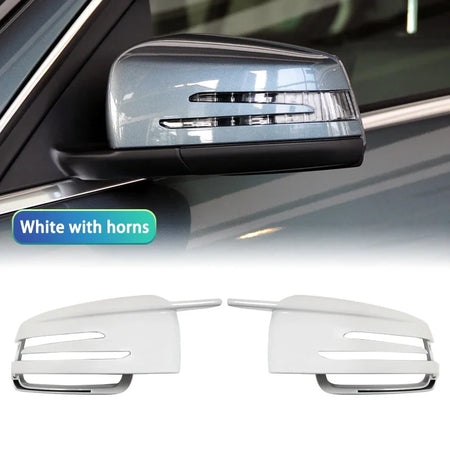 For Mercedes-Benz A B C E S CLA GLA GLK Class W176 W246 W212 W204 Sport Style Side Mirror Covers Rearview Mirror Decoration by InterCyprus Trading Ltd
