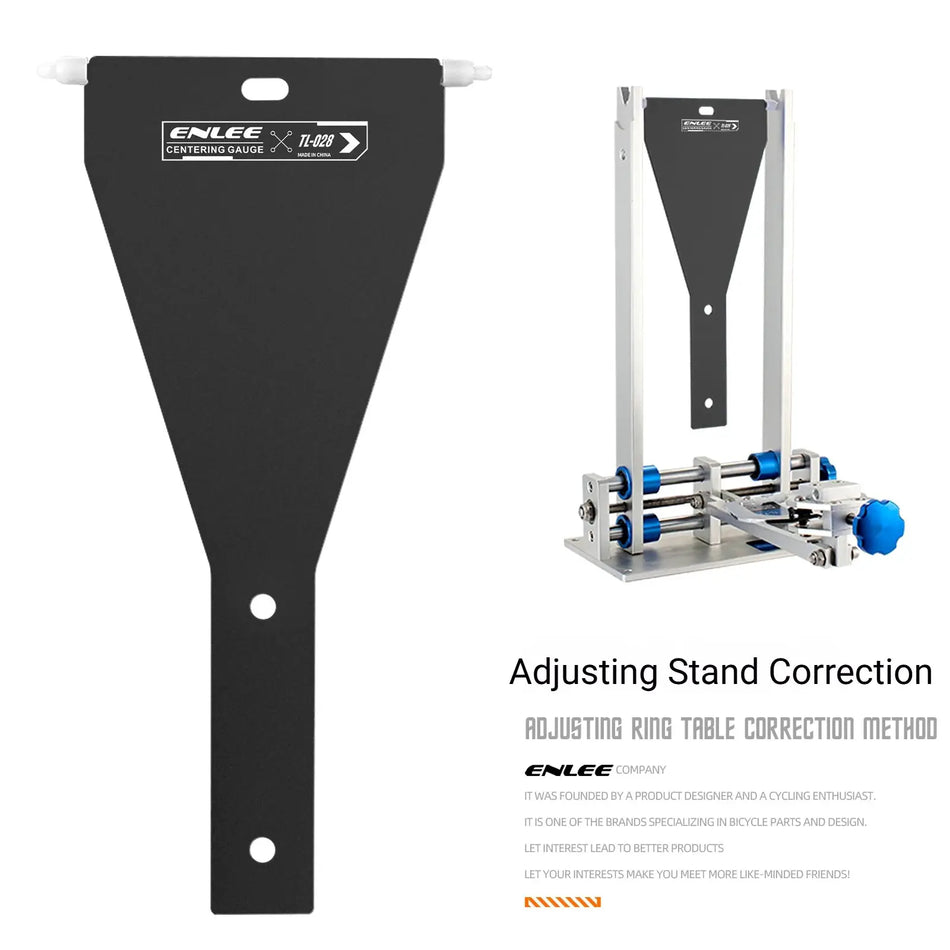 ENLEE Bike Wheel Centering Gauge TL-028 Aluminum Alloy Truing Stand Alignment Tool for Bicycle Wheel Repair by InterCyprus Trading Ltd