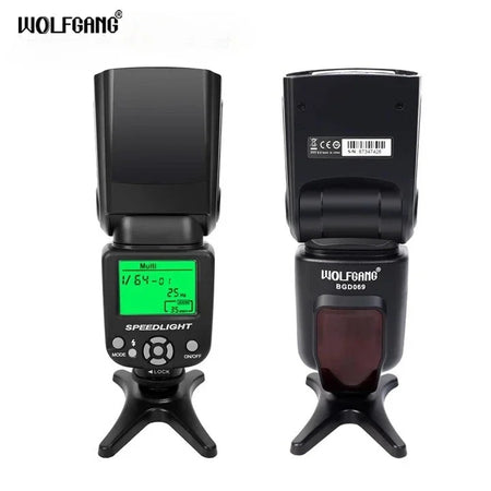 WOLFGANG BGD069 Universal Camera Flash with Multi-Mode &amp; Short Return Time BGD 069