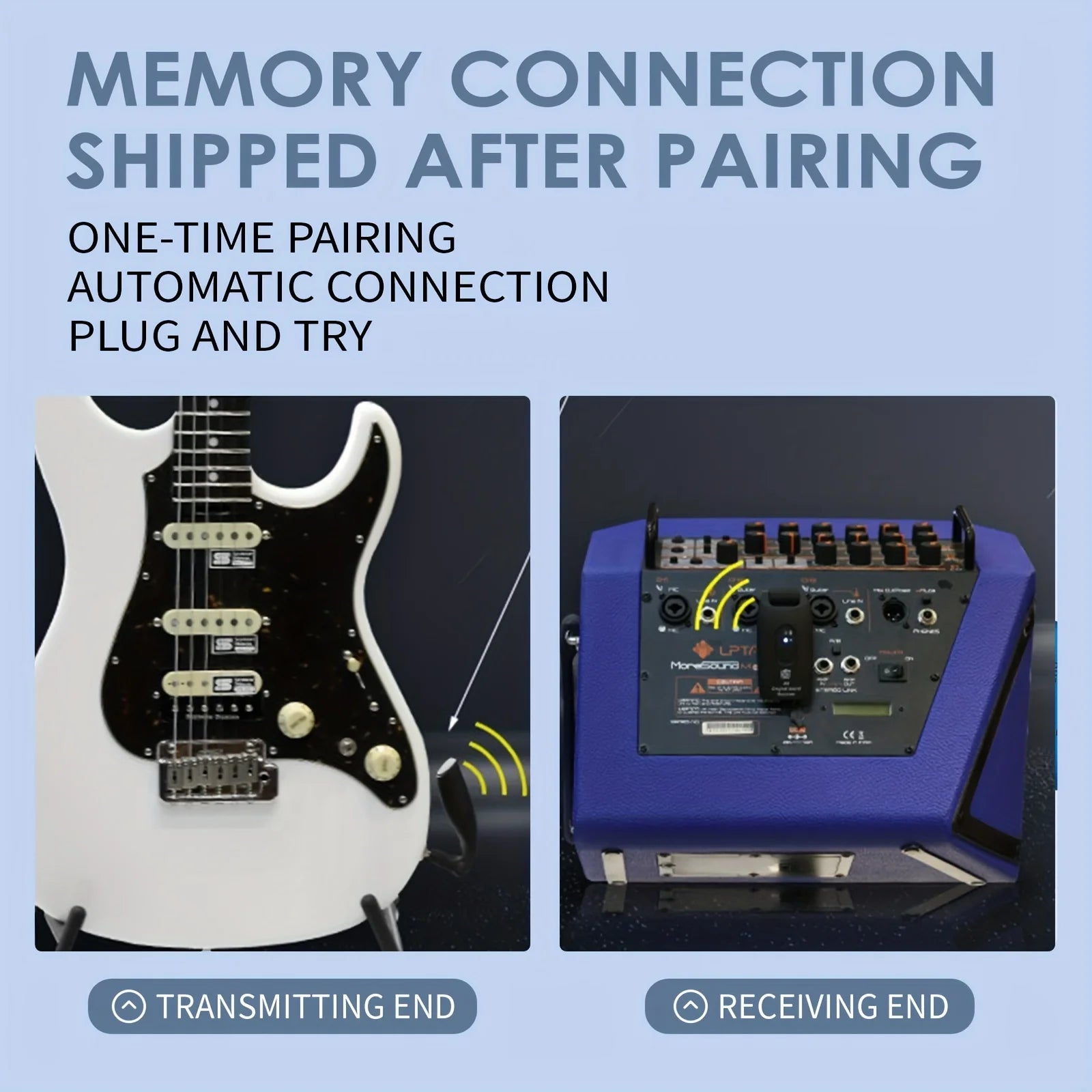 A9 2.4GHz Wireless Guitar Transmitter Receiver &ndash; Low Lat.