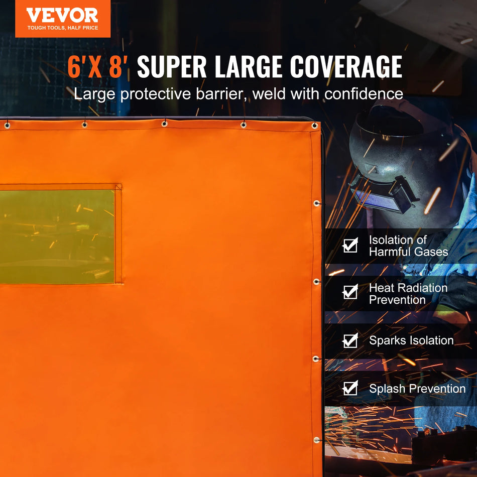 6x8 Ft Πλαίσιο Οθόνης Σωληνώσεων Ανθεκτικό στη Φλόγα από Βινύλιο