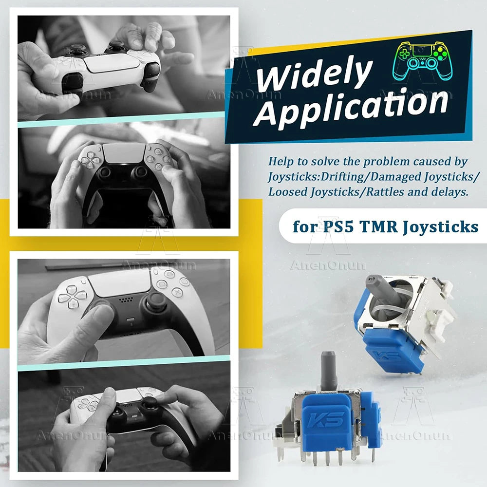 TMR Electromagnetic Joystick No-Drift Upgrade for PS5 Controller