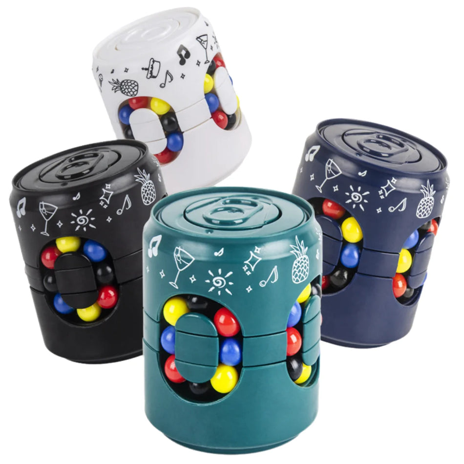 3D Вращающаяся Магическая Бобовая Головоломка для Пальцев для Детей и Взрослых Снятие Стресса